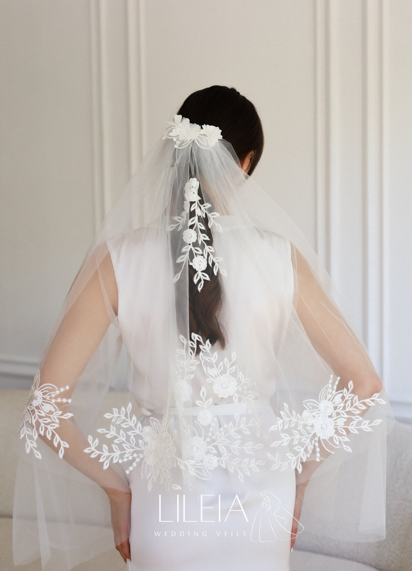 ELLA FLORAL VEIL
