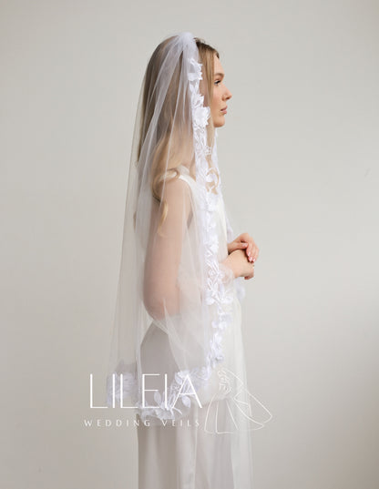 ALEXANDRA FLORAL VEIL